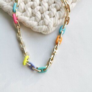 Kendra Scott Multicolor Chain Necklace